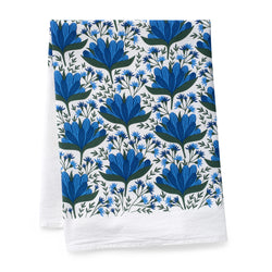 Blue Gentian Tea Towel