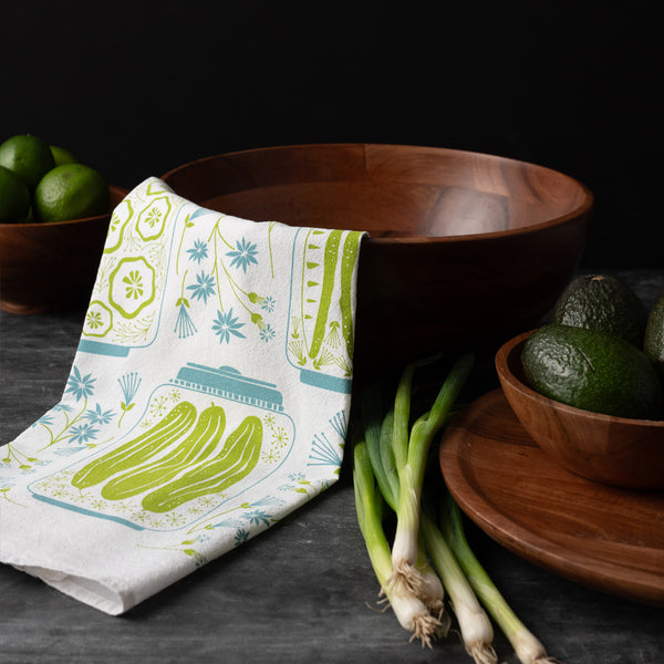 Pickles + Petals Tea Towel – ShopHazelmade