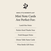 Lemons Mini Note Cards - Set of 10