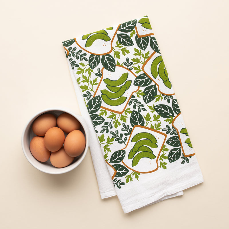 Avocado Toast Tea Towel