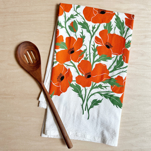 Poppies Tea Towel