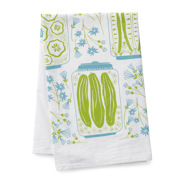Pickles + Petals Tea Towel