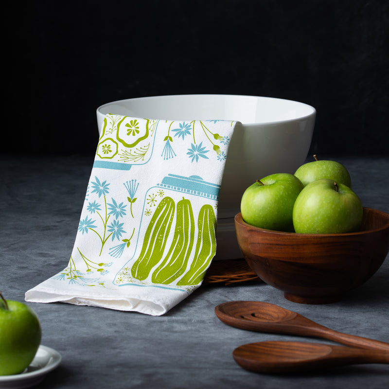 Pickles + Petals Tea Towel