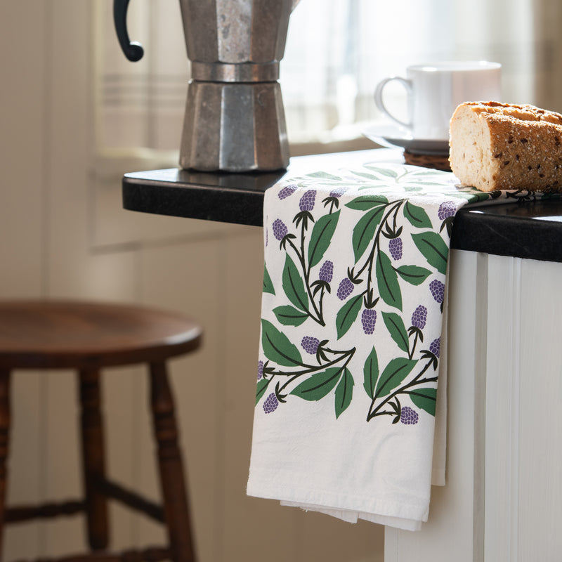 Blackberries Tea Towel