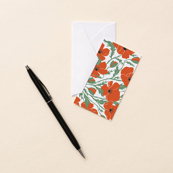 Poppies Mini Note Set