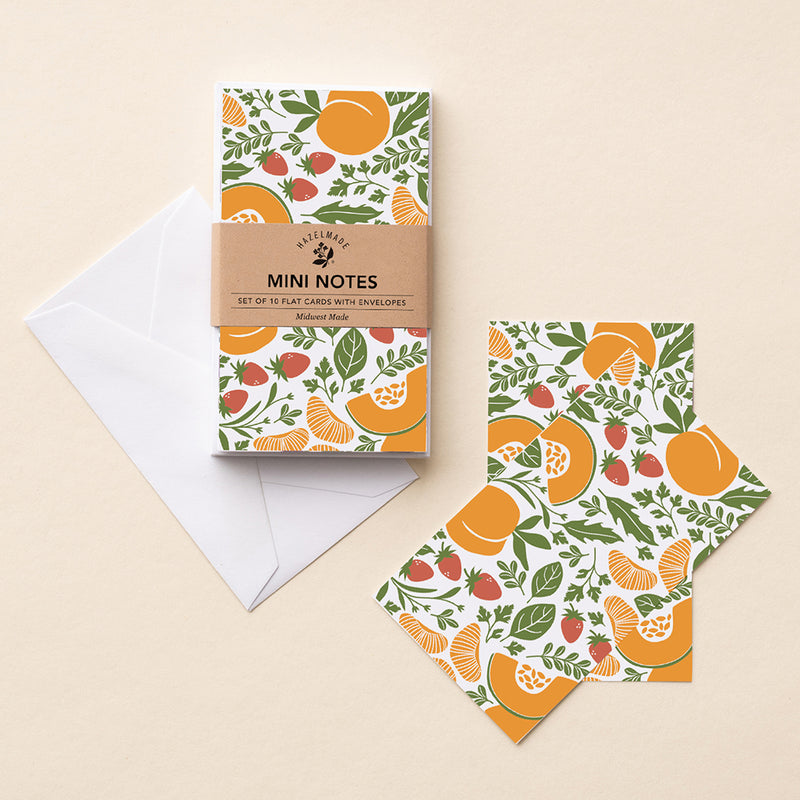 Farmstand Fruits Mini Note Set
