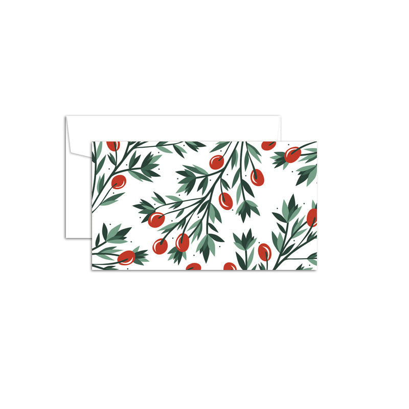 Holly Holiday Mini Note Set