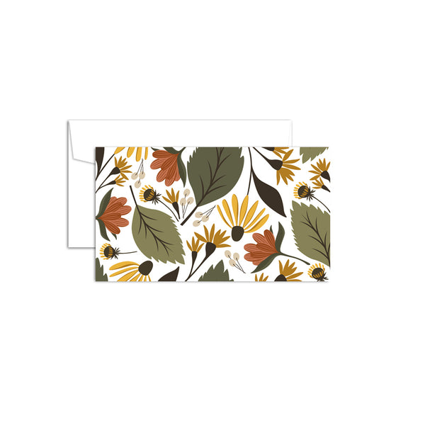 Fall Florals Mini Note Set
