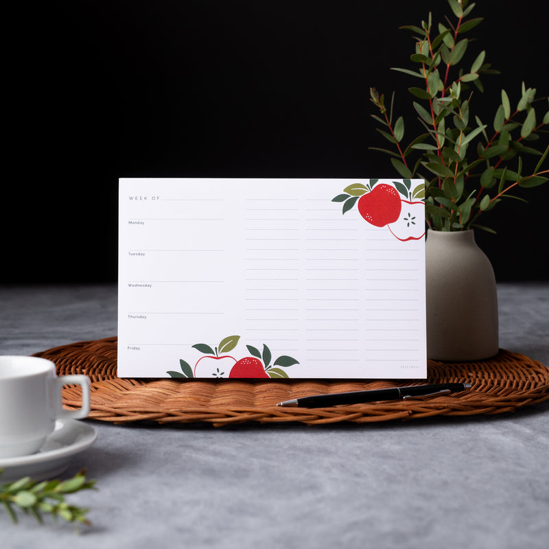 Apples Large Notepad (Market and Task List)