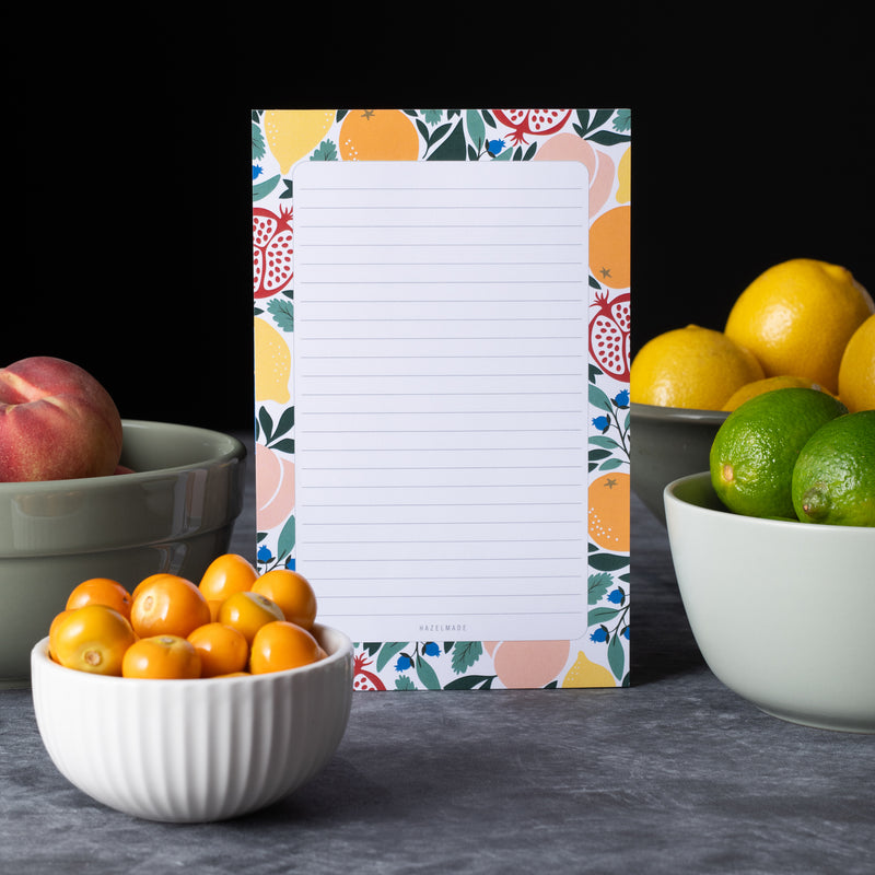 Fruits Pattern Large Notepad