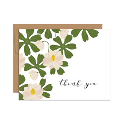 "Thank You" Mayapple Greeting Card