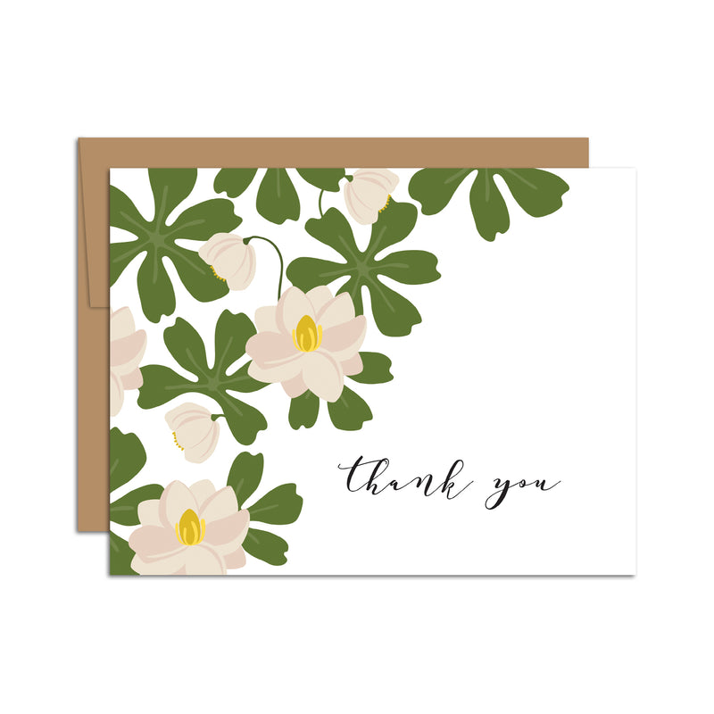 "Thank You" Mayapple Greeting Card