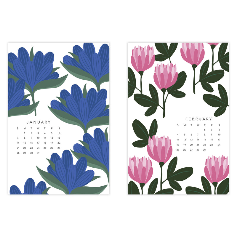 2024 Wildflower Postcard Calendar