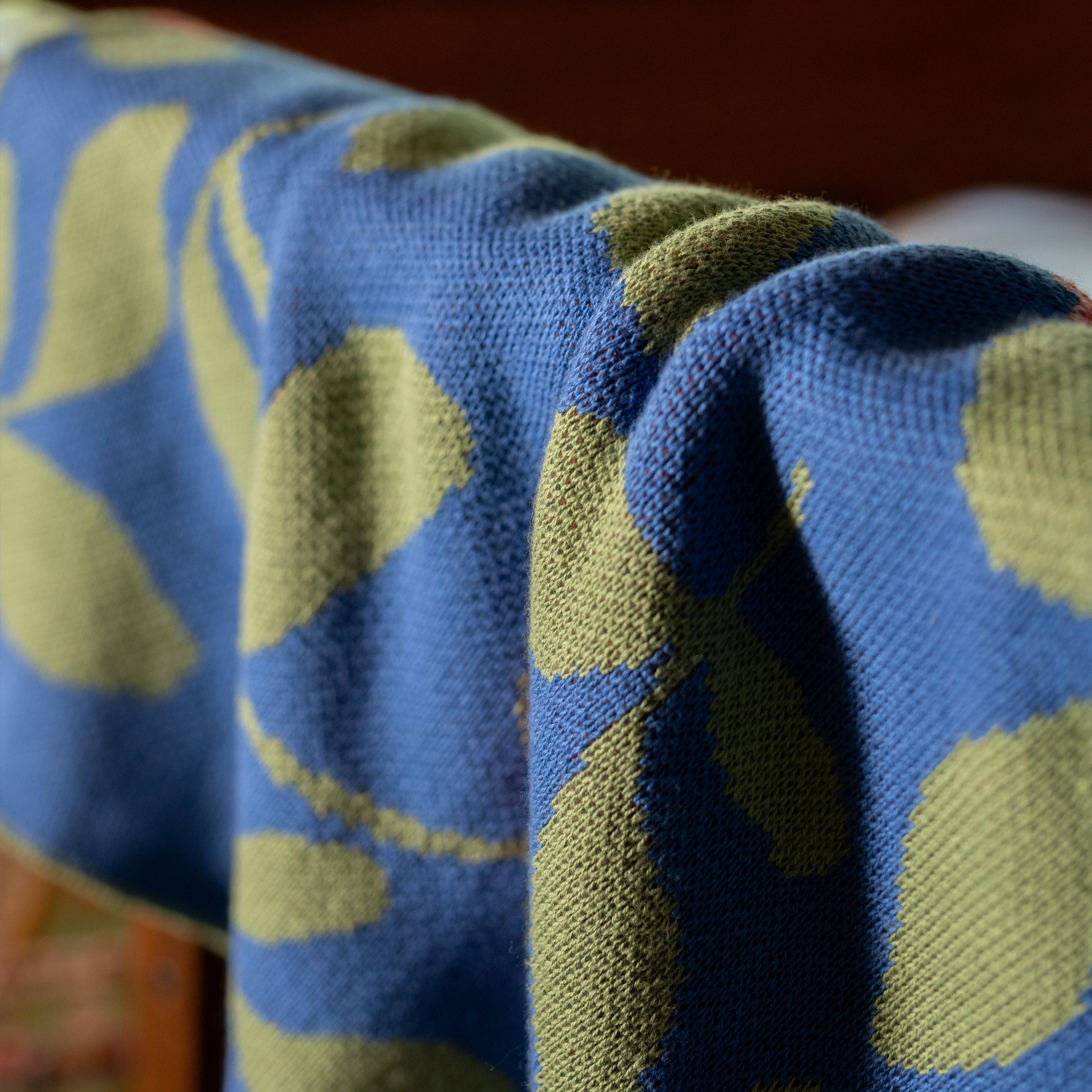Clover Fields Woven Cotton Blanket