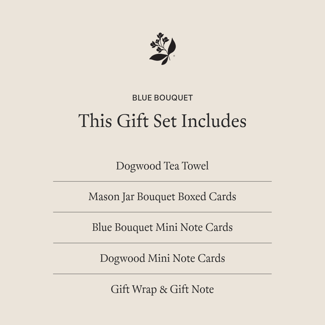 Blue Bouquet Gift Set