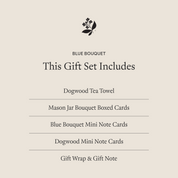 Blue Bouquet Gift Set