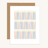 Birthday Candles Greeting Card