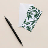 Aster Leaves Mini Note Cards - Set of 10