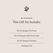 Tea Tin Bouquet Gift Set
