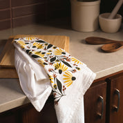 Fall Florals Tea Towel