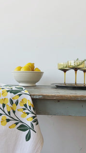 Sundrops Tea Towel