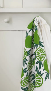 Limes Tea Towel