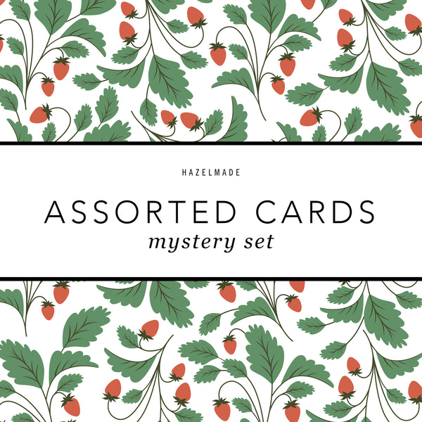 Mystery Assorted Cards (Set of 12)