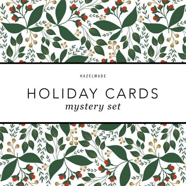 Mystery Holiday Cards (Set of 12)