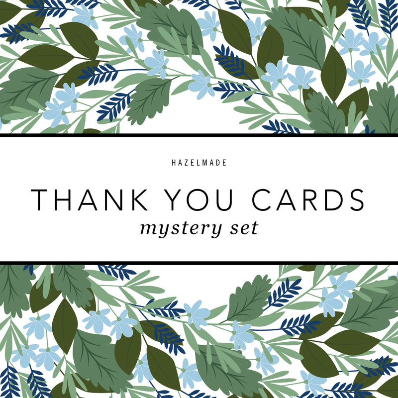 Mystery Thank You Cards (Set of 12)