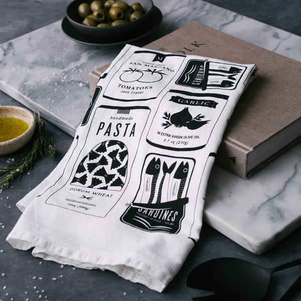 Italian Market Tea Towel