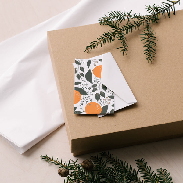 Winter Citrus Mini Note Set