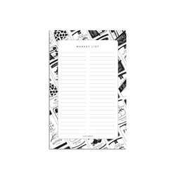 "Market List" Italian Market Large Notepad