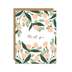 "Thank You" Tea Tin Bouquet Greeting Card